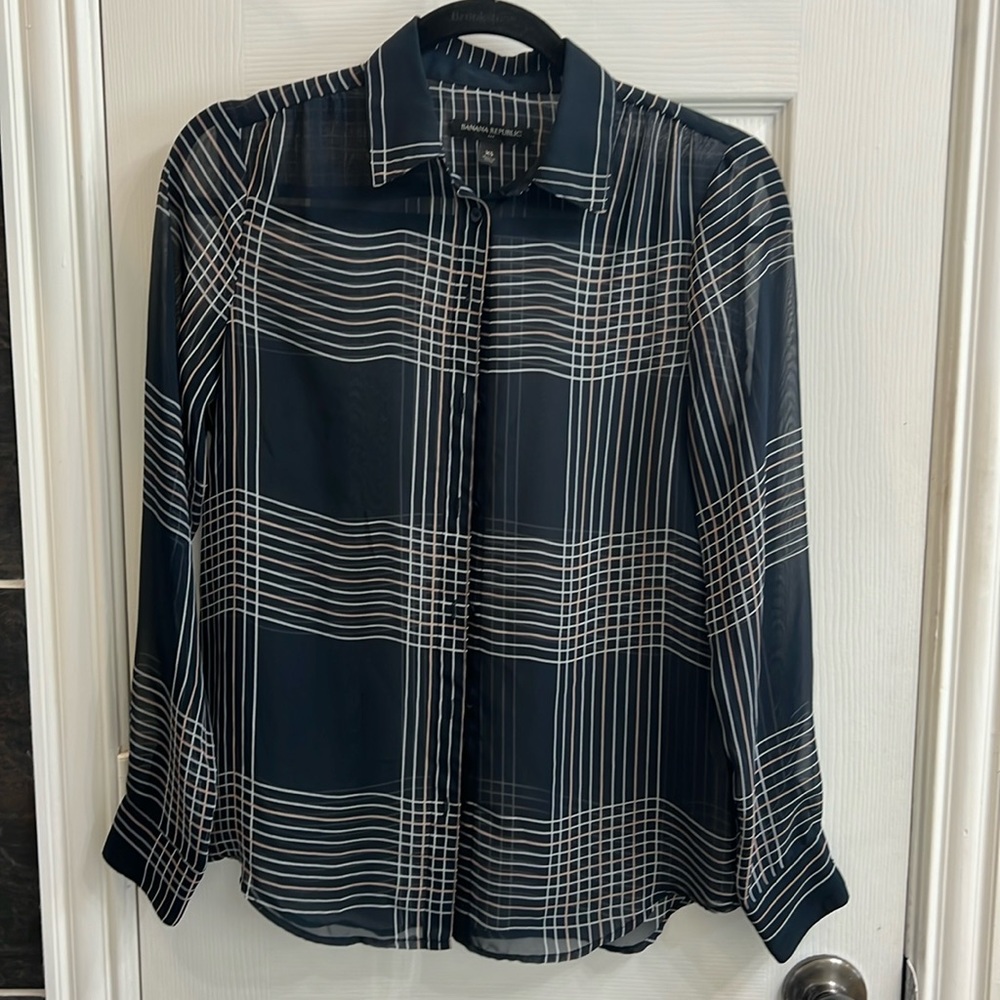 Banana Republic Sheer Blouse